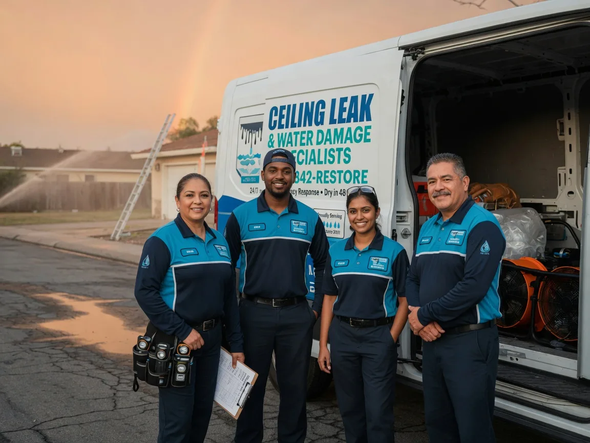 Ceiling Leak Cleanup company in Briggsville, WI